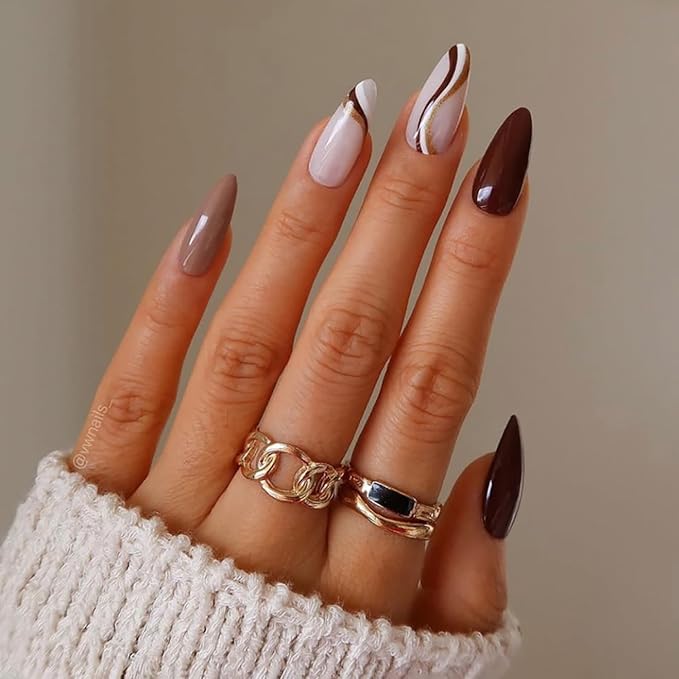 neutral fall nail ideas